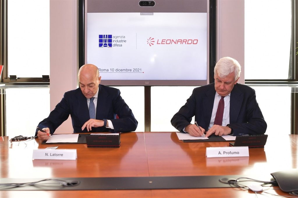 Leonardo S.p.A.- Agenzia Industrie Difesa: Firmato Accordo Quadro di Collaborazione - 1