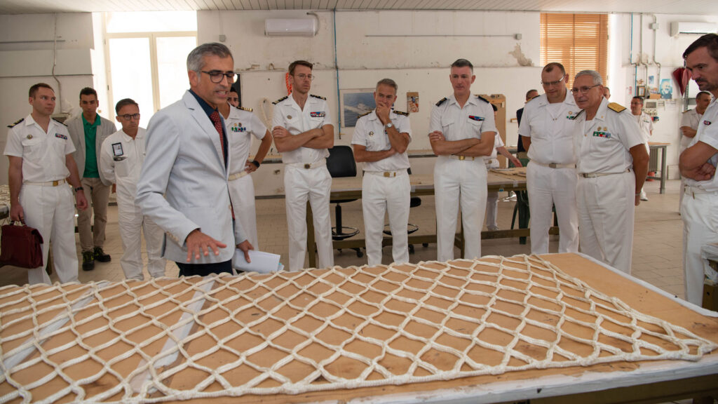 La Marine Nationale francese in visita presso la Corderia di Castellammare di Stabia - 1